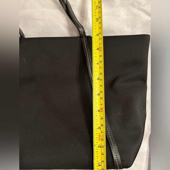 Casual Corner, Annex black tote bag. 14”x9” - Picture 6 of 13